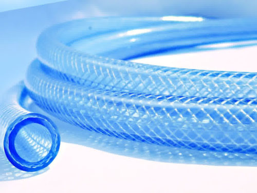 Transparent reinforced hose