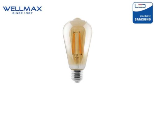 LED Filament Bulb ST64 Amber