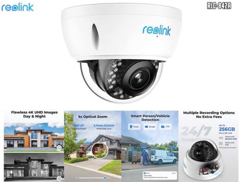 Reolink Home Security Camera 105 FOV RLC-842A