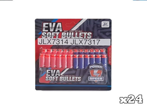 Eva Soft Bullets 24pcs JLX7314