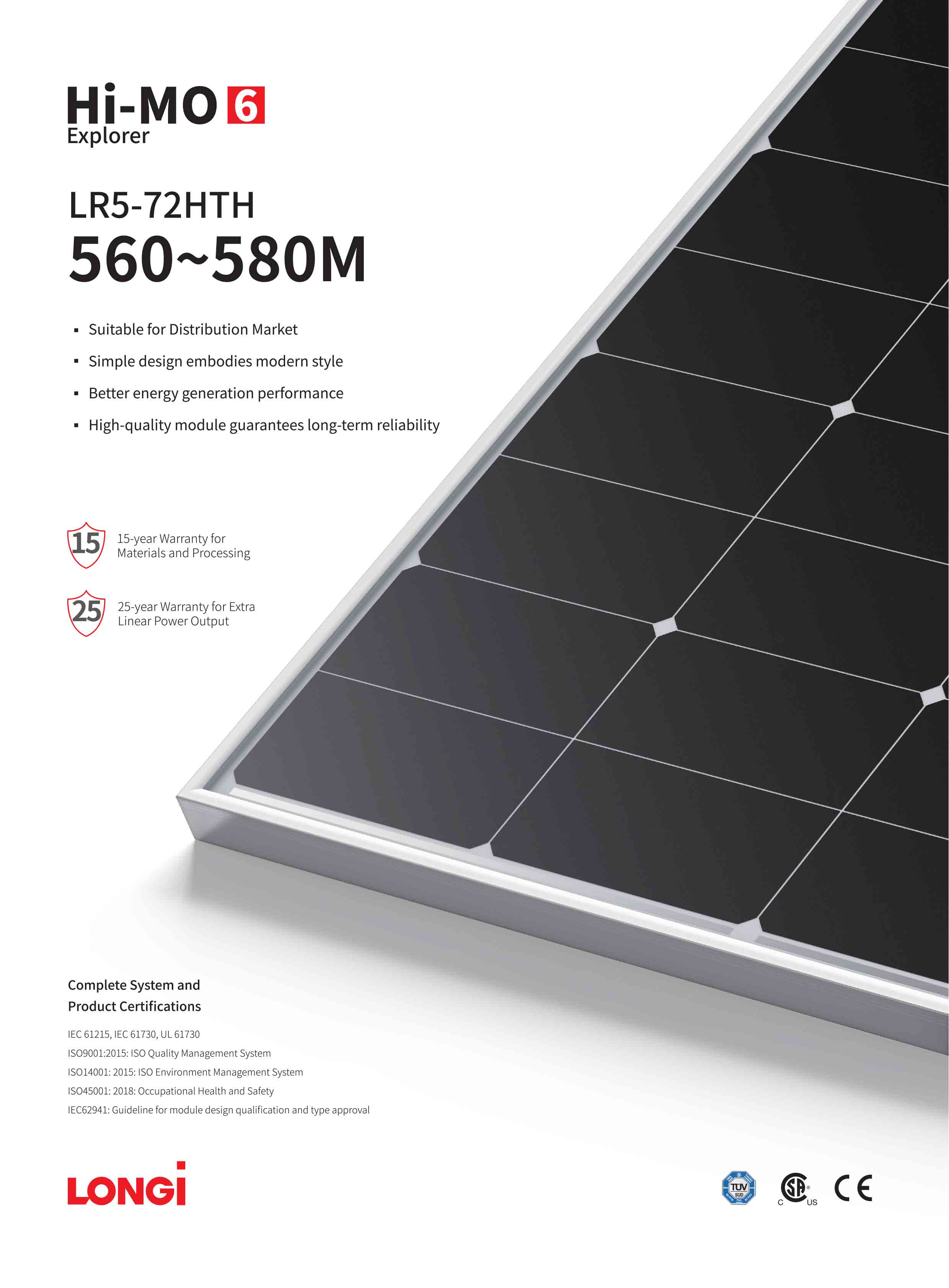 LONGI Solar panels